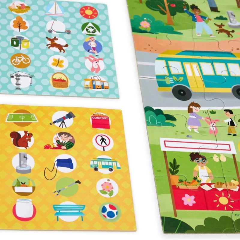 MINILAND ECO PUZZLE - CITY OBVERVATION