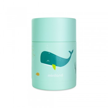 MINILAND FOOD THERMOS 600 ML  OCEAN WHALE