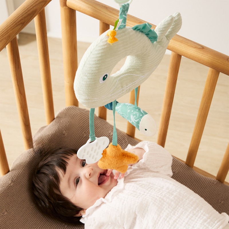 MINILAND ΚΡΕΜΑΣΤΟ ΠΑΙΧΝΙΔΙ ΦΑΛΑΙΝΑ - BABY SEA HANGING TOY