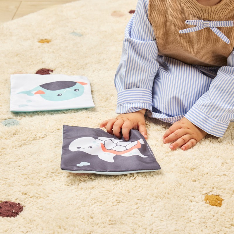 MINILAND ΕΚΠΑΙΔΕΥΤΙΚΕΣ ΚΑΡΤΕΣ CRINKLE ΜΕ ΘΑΛΑΣΣΙΑ ΜΟΤΙΒΑ -  SEA FLASH CARDS