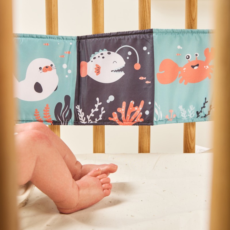 MINILAND ΒΡΕΦΙΚΟ ΥΦΑΣΜΑΤΙΝΟ ΒΙΒΛΙΑΡΑΚΙ - SEA CRADLE BOOK