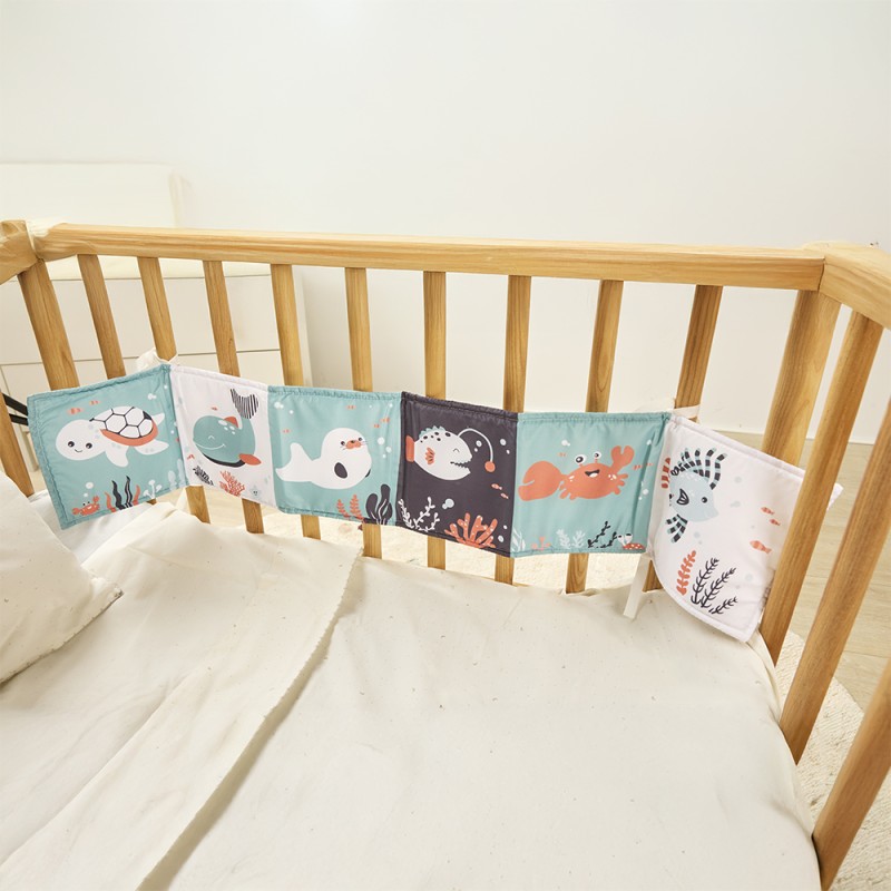 MINILAND ΒΡΕΦΙΚΟ ΥΦΑΣΜΑΤΙΝΟ ΒΙΒΛΙΑΡΑΚΙ - SEA CRADLE BOOK