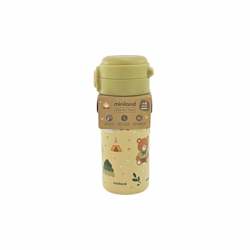 MINILAND ΠΑΙΔΙΚΟ ΑΝΟΞΕΙΔΩΤΟ ΠΑΓΟΥΡΙ STEEL JUNIOR BOTTLE EXPLORER 320 ml