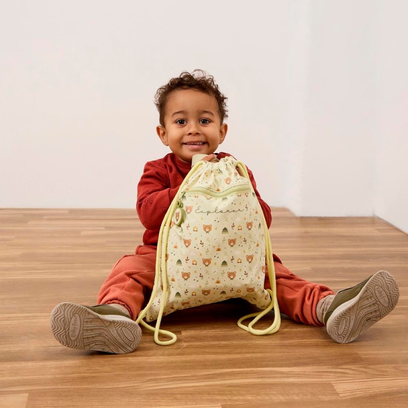 MINILAND ΠΑΙΔΙΚΟ ΣΑΚΙΔΙΟ ΠΛΑΤΗΣ ΜΕ ΚΟΡΔΟΝΙΑ KIDDIE SACK EXPLORER