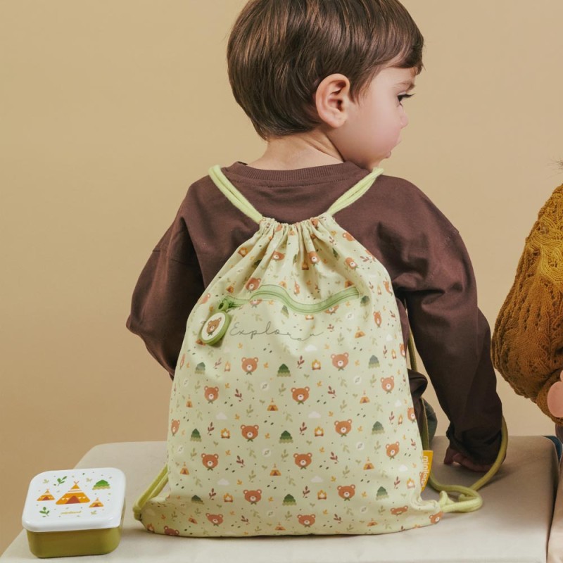 MINILAND ΠΑΙΔΙΚΟ ΣΑΚΙΔΙΟ ΠΛΑΤΗΣ ΜΕ ΚΟΡΔΟΝΙΑ KIDDIE SACK EXPLORER